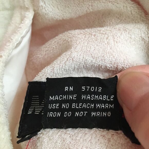 Vintage reversible nylon and terry cloth jacket M - Picture 8 of 8